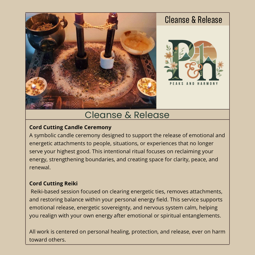 Cleanse & Release Cord Cutting