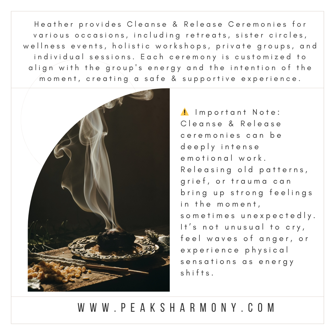 Group Cleanse & Release (Deposit)