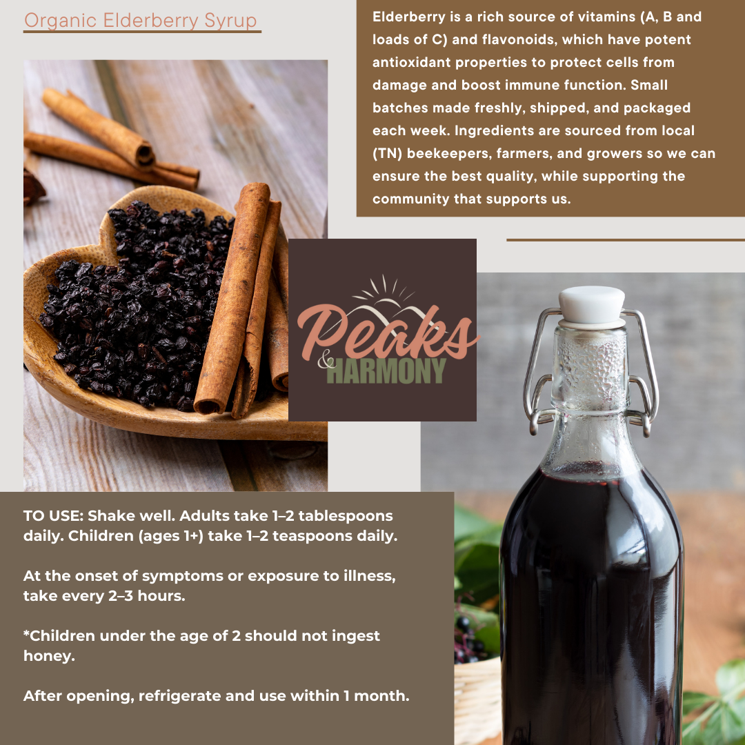 Organic Elderberry Syrup