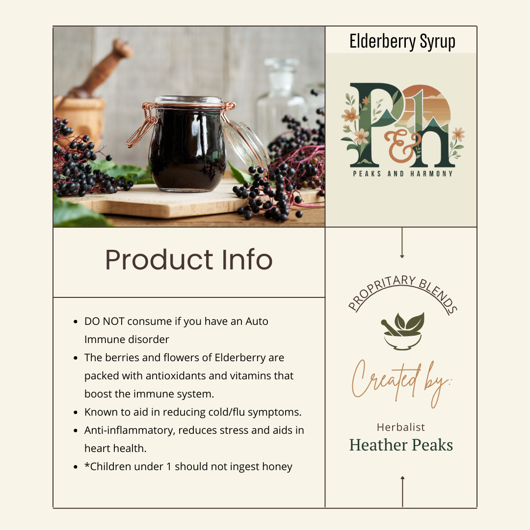 Organic Elderberry Syrup