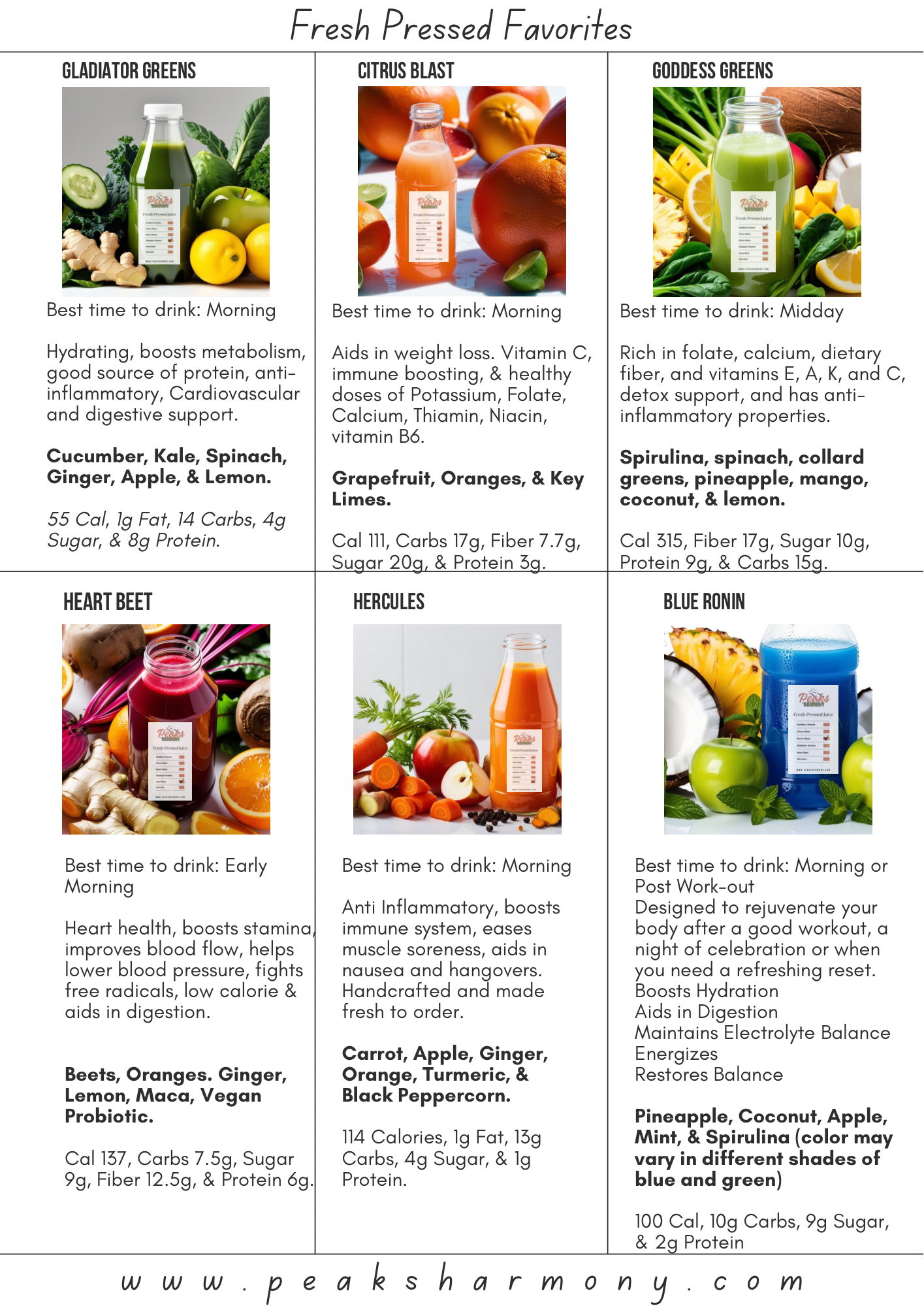 Cold Pressed Bundles