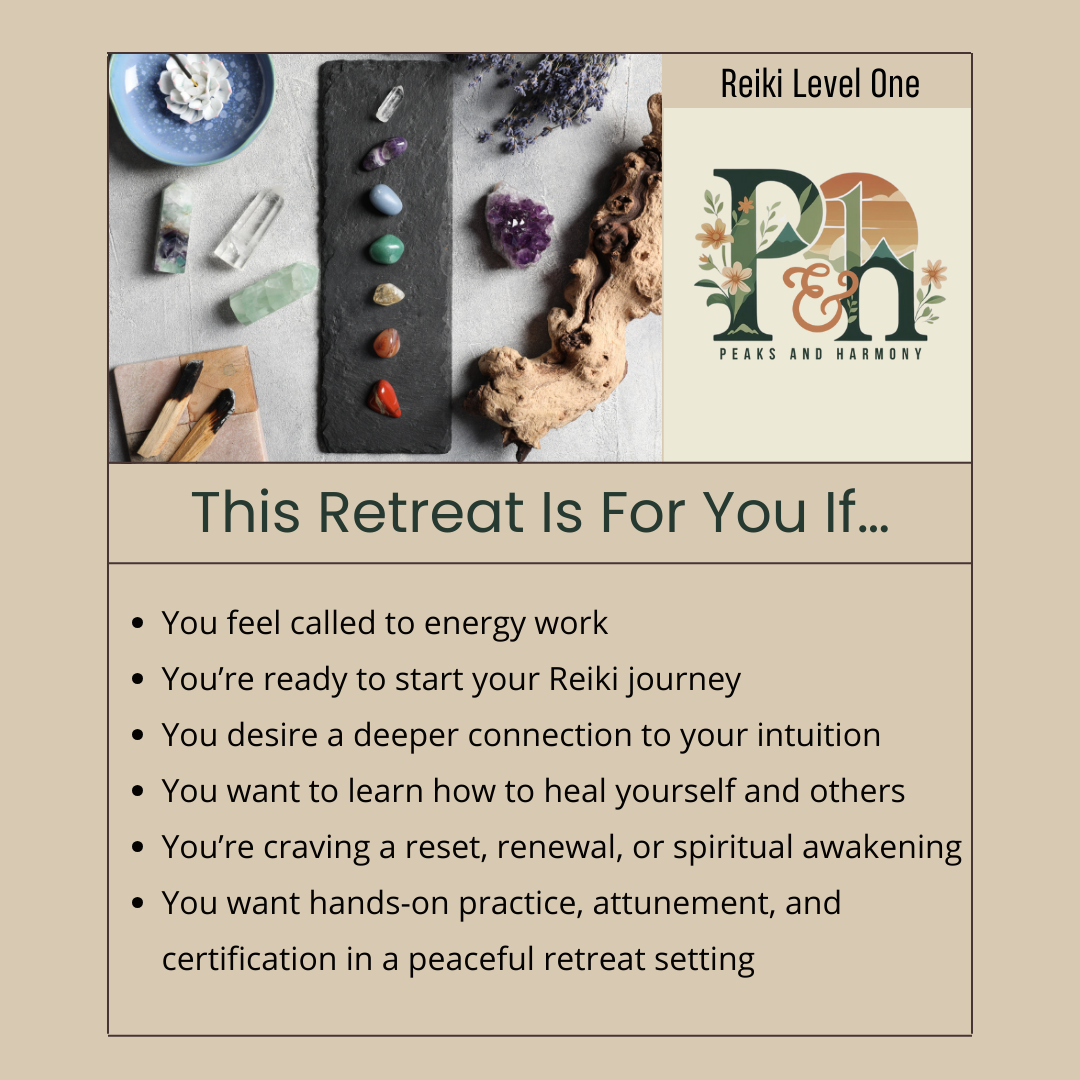 The Harmony Codes: Reiki Level One Training Retreat