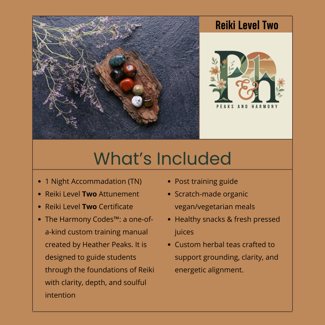 The Harmony Codes: Reiki Level 2 Training Retreat