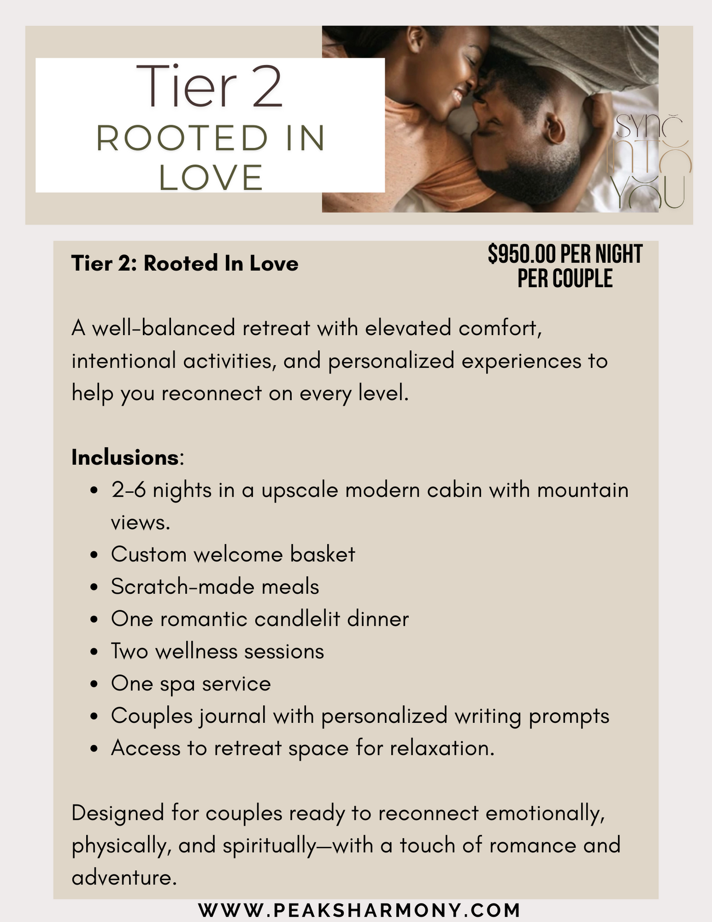 Sync Into You COUPLES Retreat