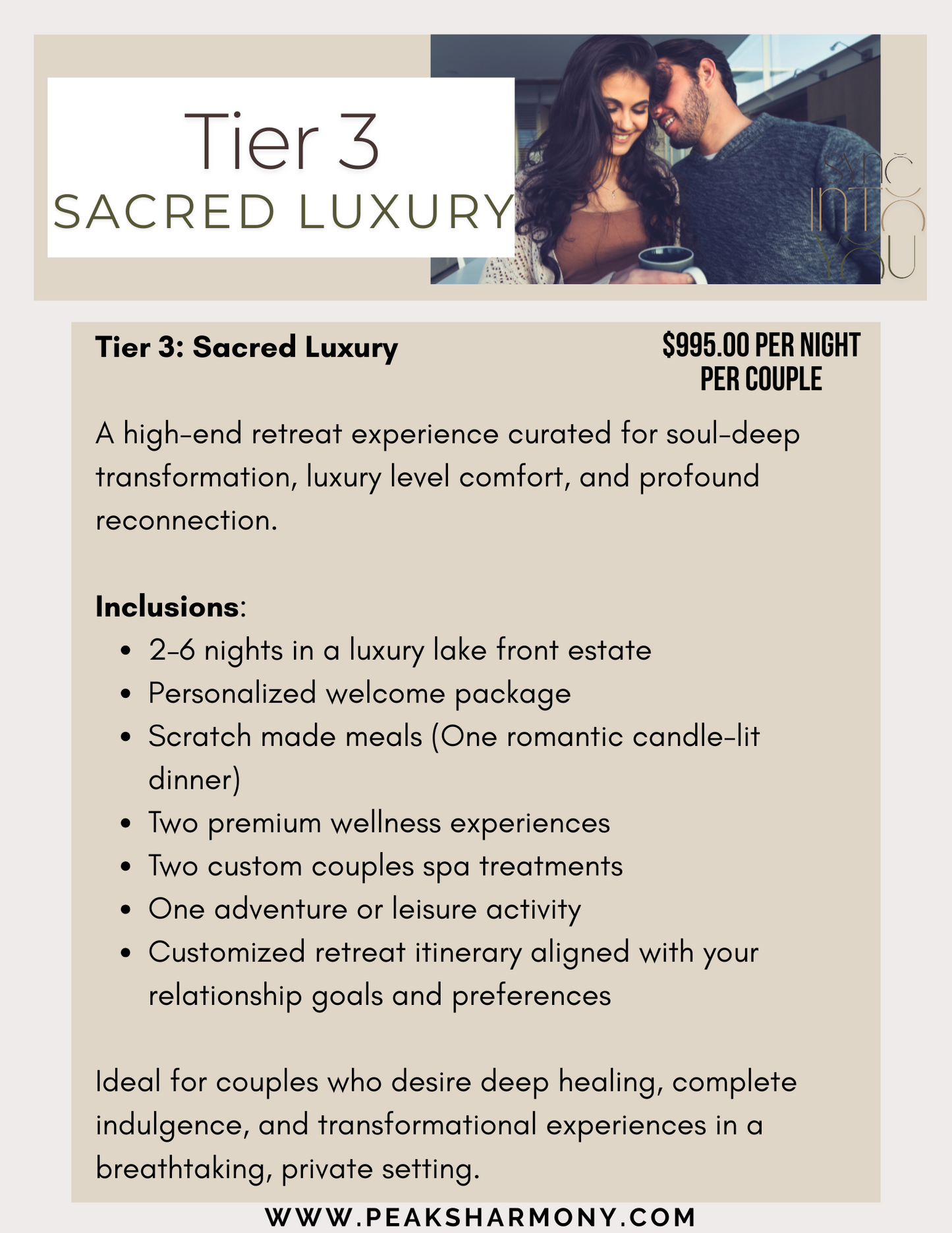 Sync Into You COUPLES Retreat