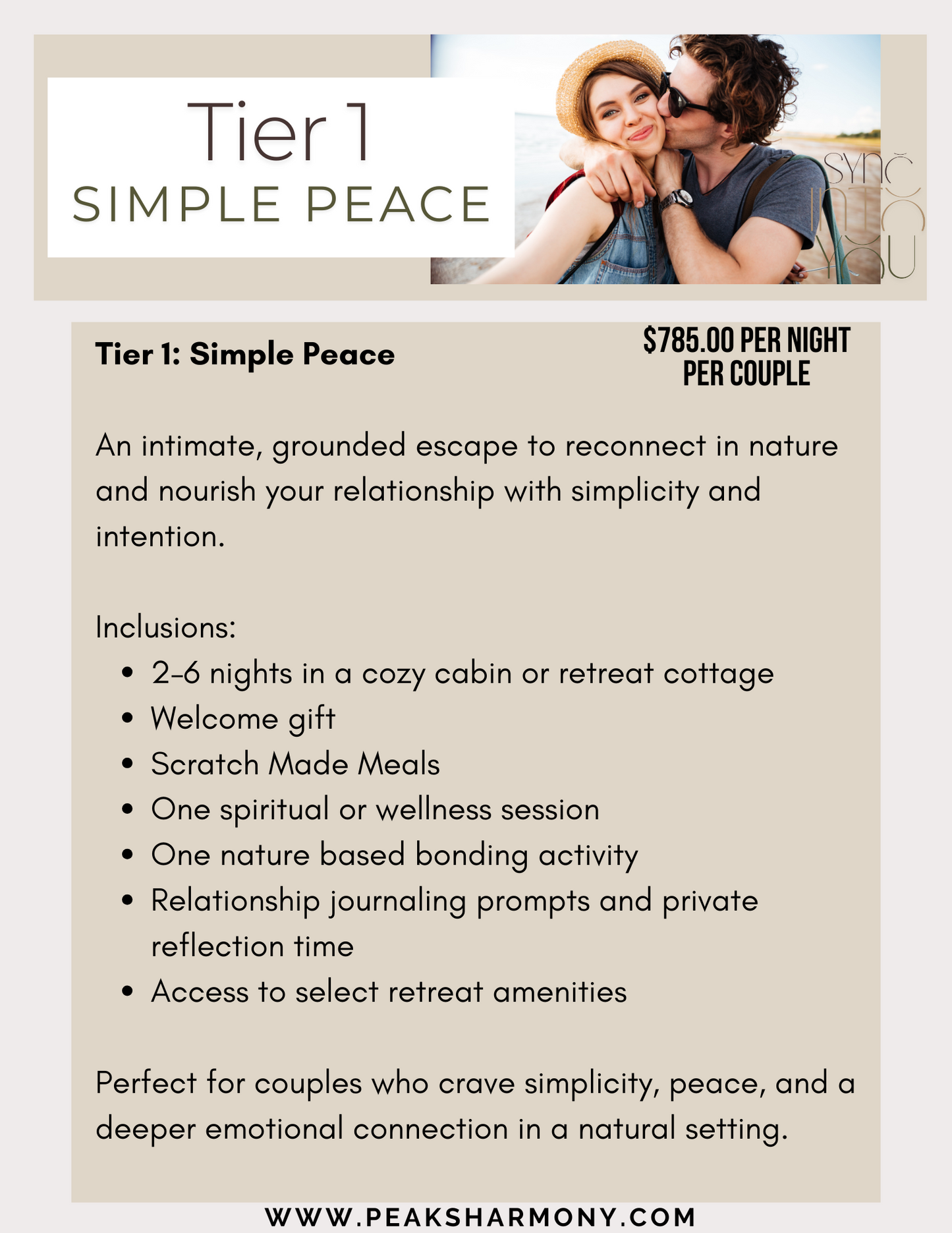Sync Into You COUPLES Retreat