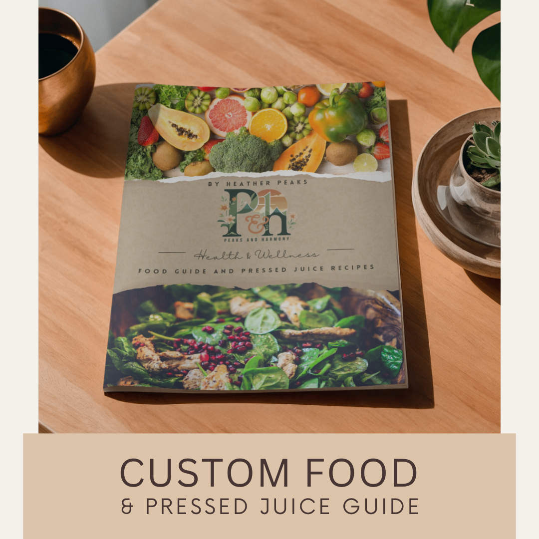 Custom Food & Pressed Juice Guide