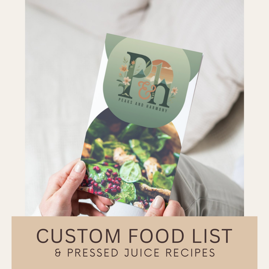 Custom Food & Pressed Juice Guide