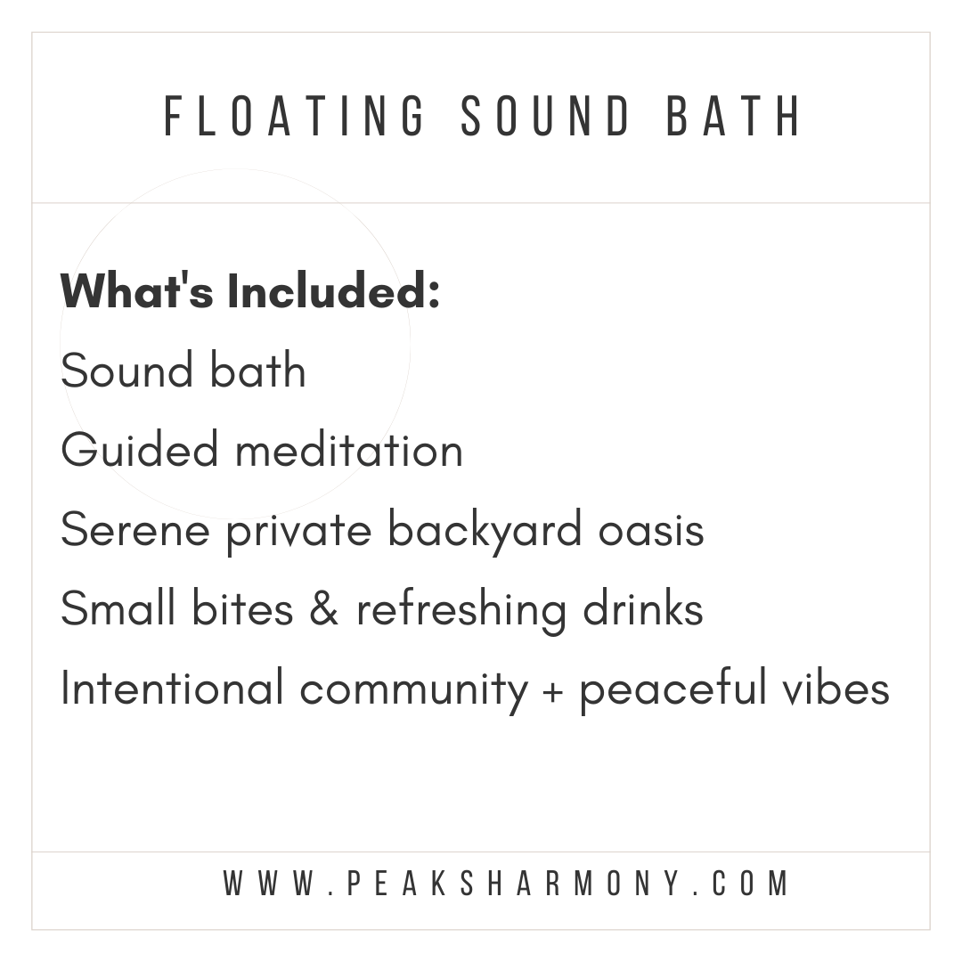 Floating Sound Bath