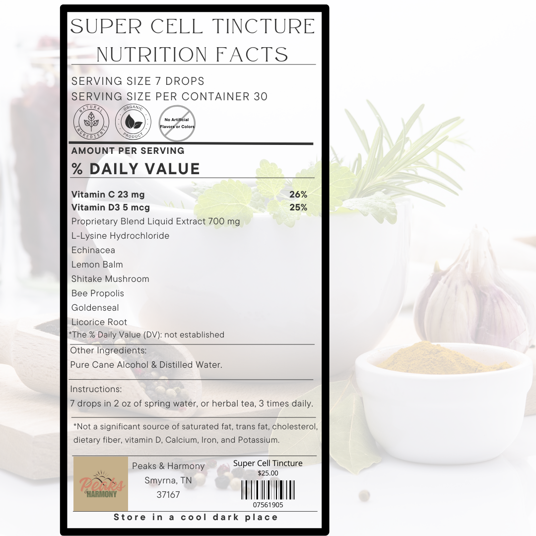 Super Cell Tincture